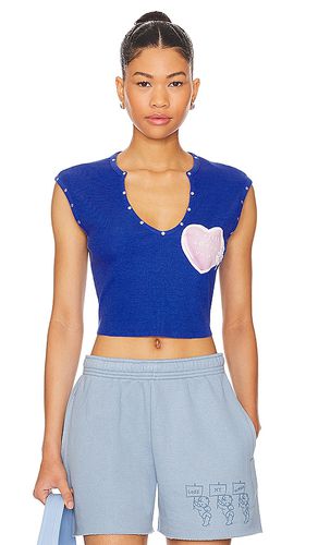 Camiseta tirantes adore you rebel en color talla L en - Blue. Talla L (también en S) - Boys Lie - Modalova