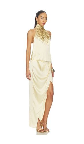 KLEID HALTERNECK SAND PEARL EMBROIDERED in . Größe 36. Also in 38 - BALMAIN - Modalova