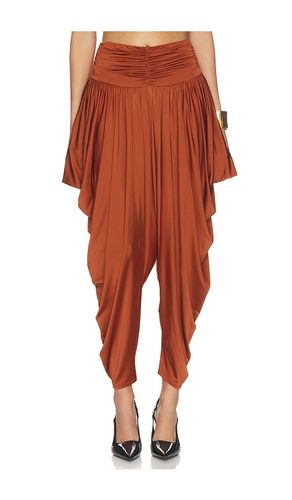 Pleated Fluid Jersey Shiny Pant in . Size L. Also in M, S - BALMAIN - Modalova