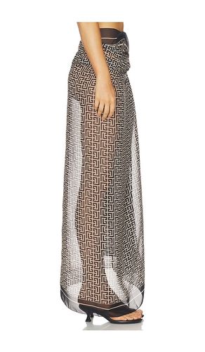 Monogramme Cover Up Pareo in - BALMAIN - Modalova