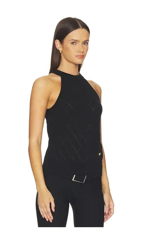 Halterneck Quilted Light Wool Top in . Size 34. Also in 36 - BALMAIN - Modalova