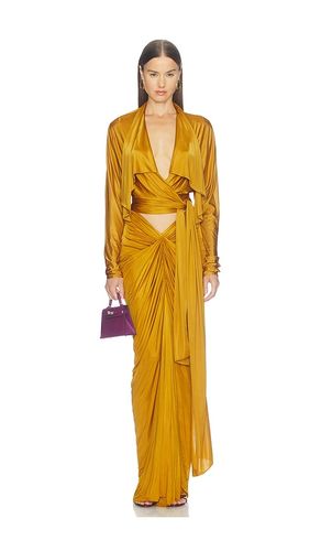 Open Neck Draped Viscose Jersey Top in . Taglia 34. Also in 36, 38 - BALMAIN - Modalova