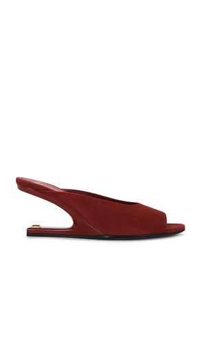 No Wedge Suede Mule in . Taglia 38. Also in 39, 40 - BALMAIN - Modalova