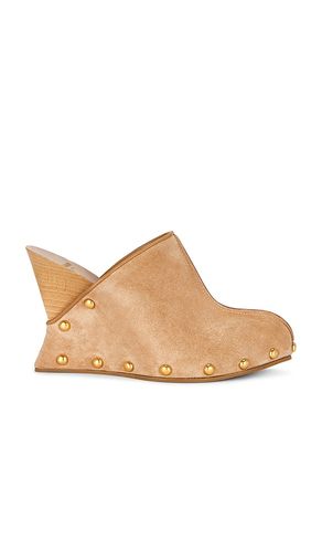 Suede Wedge Clog in . Size 37. Also in 38 - BALMAIN - Modalova