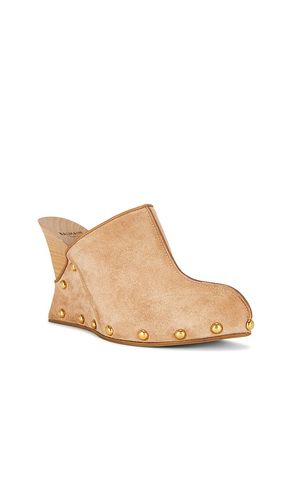 CLOGS SUEDE WEDGE in . Größe 37. Also in 38, 40 - BALMAIN - Modalova