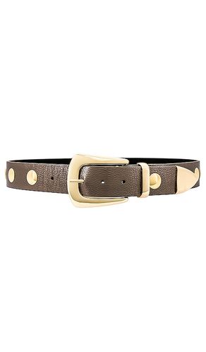 Jordana Mini Moto Metallic Belt in Metallic Neutral. - size L (also in M, S, XL) - B-Low the Belt - Modalova