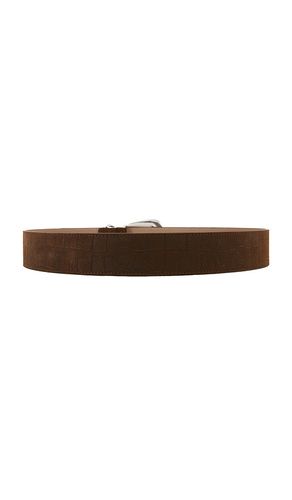 Ryan Croco Suede Belt in Brown. - size L (also in M, S, XS) - B-Low the Belt - Modalova