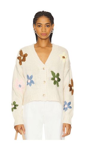 Floral Cardigan in Cream. - size L (also in M, S, XS) - BLANKNYC - Modalova