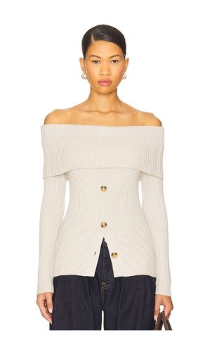 Off The Shoulder Sweater Top in in Cream. - size L (also in M, S, XS) - BLANKNYC - Modalova