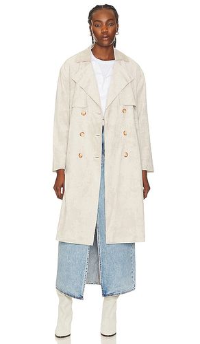 Suede coat in color beige size L in - Beige. Size L (also in M) - BLANKNYC - Modalova