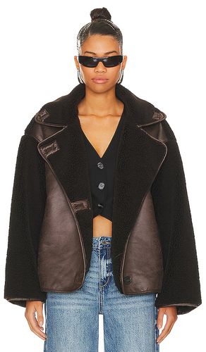 Faux leather jacket in color brown size L in - Brown. Size L (also in M, S) - BLANKNYC - Modalova