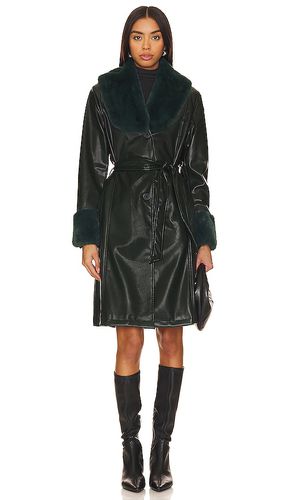 Faux leather coat in color black size L in - Black. Size L (also in S, XS) - BLANKNYC - Modalova