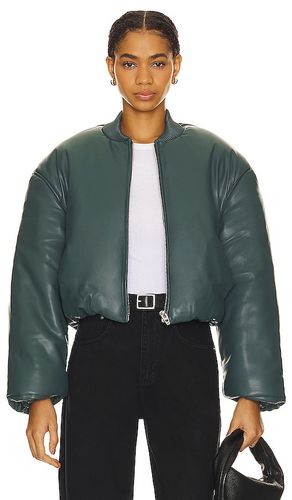 Faux leather jacket in color teal size S in - Teal. Size S (also in XS) - BLANKNYC - Modalova