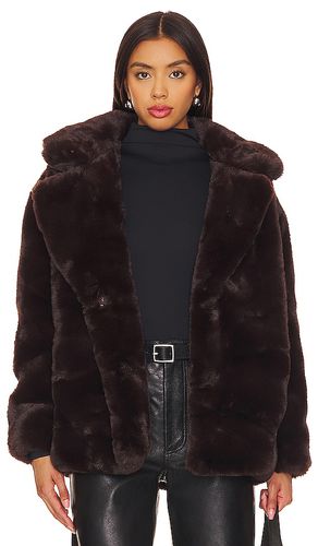 Faux fur coat in color brown size L in - Brown. Size L (also in M, S, XS) - BLANKNYC - Modalova