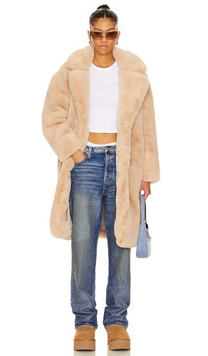 Faux Fur Coat in Beige. - size L (also in M, S) - BLANKNYC - Modalova