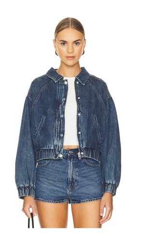 Denim Bomber Jacket in Denim-Medium. - size M (also in S, XS) - BLANKNYC - Modalova