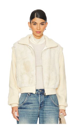 Faux Fur Jacket in White. - size L (also in M, S, XS) - BLANKNYC - Modalova