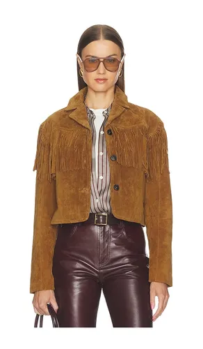 Suede Fringe Jacket in . Size L. Also in S, XS - BLANKNYC - Modalova