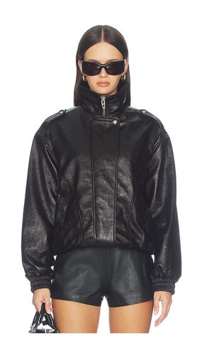 Faux Leather Jacket in Brown. - size L (also in M, S, XS) - BLANKNYC - Modalova