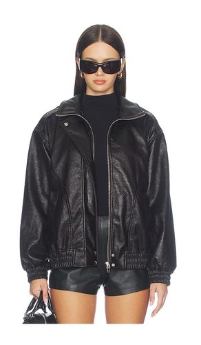 Faux Leather Jacket in Brown. - size S (also in XS, M, L) - BLANKNYC - Modalova