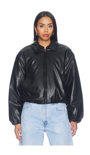 Faux Leather Jacket in Black. - size L (also in M, S, XS) - BLANKNYC - Modalova