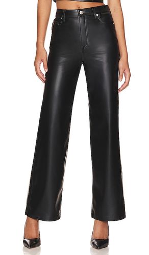 Pierna recta faux leather franklin rib cage en color negro talla 24 en - Black. Talla 24 (también en 25, 26, 28, 2 - BLANKNYC - Modalova