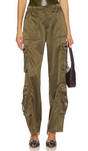 Franklin Cargo Satin Pant in Olive. - size 25 (also in 26) - BLANKNYC - Modalova