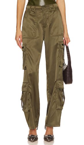 Franklin Cargo Satin Pant in Olive. - size 26 (also in 28) - BLANKNYC - Modalova