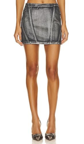 Denim Mini Skirt in Black. - size 24 (also in 27, 28, 29) - BLANKNYC - Modalova