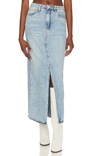 Mid Rise Denim Maxi Skirt in Denim-Light. - size 28 (also in 29, 30) - BLANKNYC - Modalova