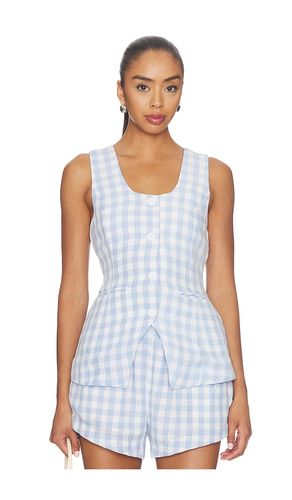 Gingham Sleeveless Top in . Size L. Also in M, S, XS - BLANKNYC - Modalova