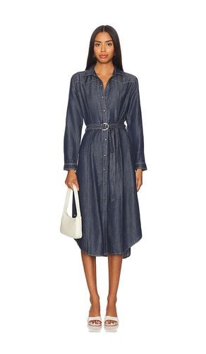 Western Yoke Midi Dress in Blue. - size M (also in S, XS) - Bella Dahl - Modalova