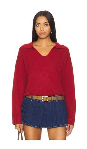 Pullover Sweater With Collar in Red. - size L (also in XS) - Bella Dahl - Modalova