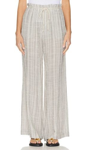 Drawcord Wide Leg Pant in Grey. - size L (also in M, S, XS) - Bella Dahl - Modalova