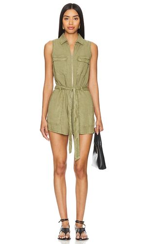 Zip Front Romper in Olive. - size L (also in S) - Bella Dahl - Modalova