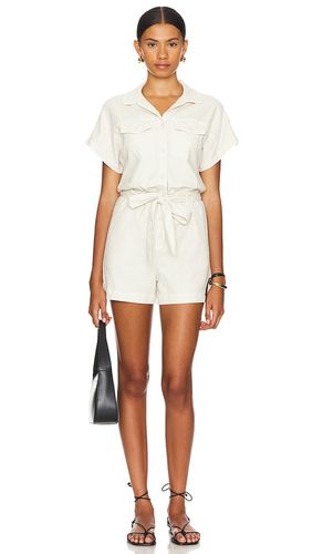 Searose Rolled Sleeve Romper With Belt in Nude. - size L (also in M, XS) - Bella Dahl - Modalova