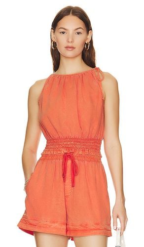 Smocked Waist Top in Orange. - size M (also in XS) - Bella Dahl - Modalova