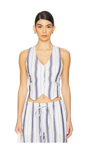 Cinch Back Vest in White. - size L (also in S, XS) - Bella Dahl - Modalova