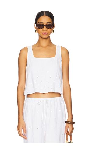 Square Neck Button Back Tank in . - size L (also in M) - Bella Dahl - Modalova