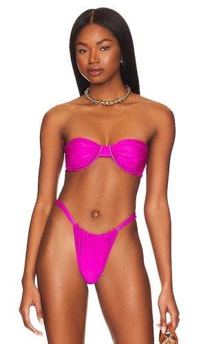 Oracle II Bikini Top in Fuchsia. - size S (also in XS) - Belle The Label - Modalova