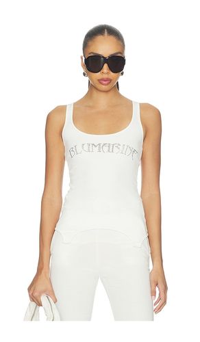 Jersey Tank Top in White. - size L (also in M, S) - Blumarine - Modalova