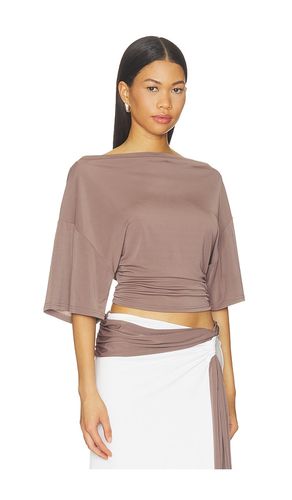 Arlo Tee in Chocolate. - size L (also in S, XS) - Benni - Modalova