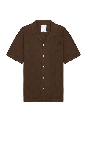Checkered Sport Shirt in Brown. - size L (also in M) - BTFL STUDIO - Modalova