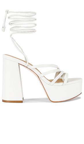 Elsa Platform Heeled Sandal in . Size 8, 8.5, 9 - BLACK SUEDE STUDIO - Modalova