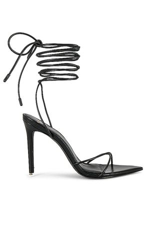 Sandalia con tacón talia en color negro talla 7 en - Black. Talla 7 (también en 7.5, 8, 8.5 - BLACK SUEDE STUDIO - Modalova