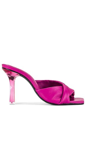 Sandalia con tacón brielle en color fucsia talla 6 en - Fuchsia. Talla 6 (también en 7, 7.5, 8, 8.5, 9 - BLACK SUEDE STUDIO - Modalova