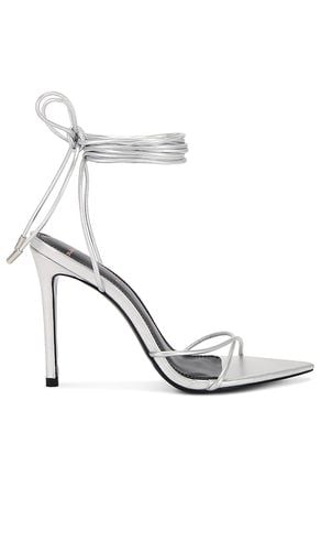 Talia Sandal in Metallic Silver. - size 7.5 (also in 9.5) - BLACK SUEDE STUDIO - Modalova