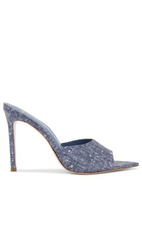 Bella High Sandal Mule in Blue. - size 6.5 (also in 7.5, 8, 8.5, 9.5) - BLACK SUEDE STUDIO - Modalova