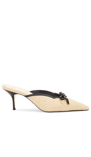 Pantunfla bow 65 en color neutral talla 10 en - Neutral. Talla 10 (también en 6, 8.5) - BLACK SUEDE STUDIO - Modalova