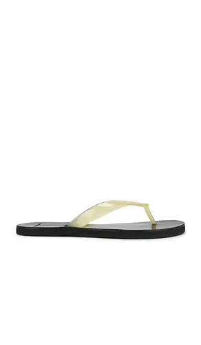 Jeli Flat in Lemon. - size 10 (also in 6.5, 7, 7.5, 8, 8.5, 9, 9.5) - BLACK SUEDE STUDIO - Modalova